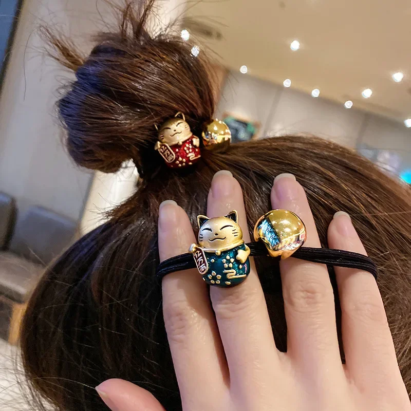 Lucky cat head rope bracelet simple ponytail headdress girl Internet celebrity ins style cute leather band
Lucky cat head rope bracelet simple ponytail headdress girl Internet celebrity ins style cute leather band