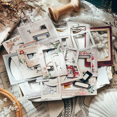 21pcs/lot Vintage Photo Frame Stickers Collage Junk Journal Aesthetic Flower Label Stickers DIY Album Scrapbooking Material
21pcs/lot Vintage Photo Frame Stickers Collage Junk Journal Aesthetic Flower Label Stickers DIY Album Scrapbooking Material