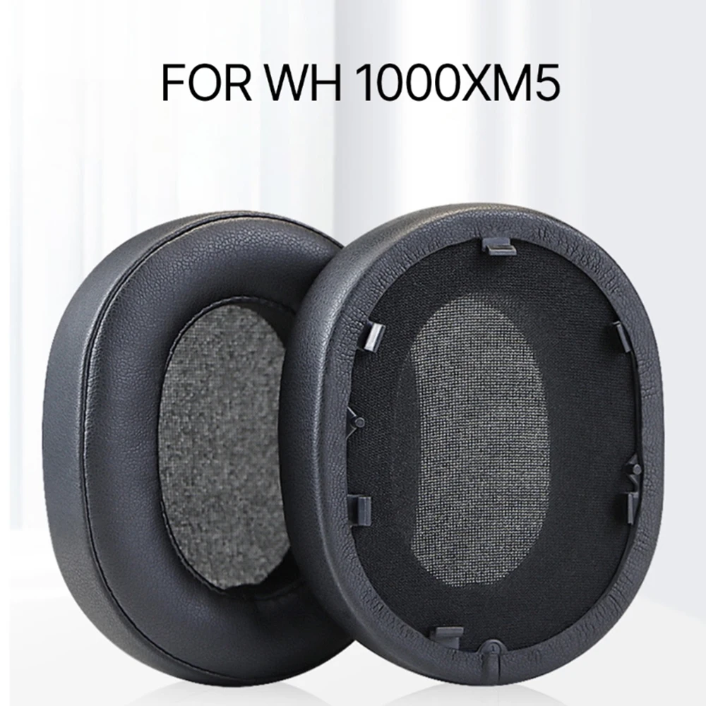 1Pair Replacement Soft Memory Foam Leather Earpads Ear Pads Cups Cushions Repair Parts For Sony WH-1000XM5 WH 1000XM5 Headphones 1Pair Replacement Soft Memory Foam Leather Earpads Ear Pads Cups Cushions Repair Parts For Sony WH-1000XM5 WH 1000XM5 Headphones