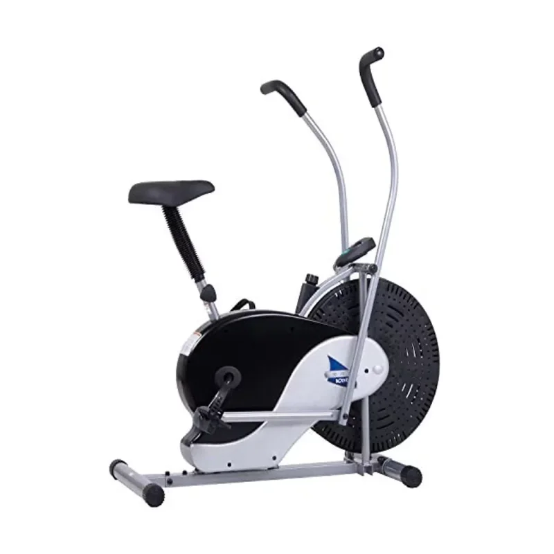 

Upright Stationary Fan Bike with Updated Softer and Adjustable Seat for Home Gym Cardio BRF700 with 250 lbs Max Weight Capacity