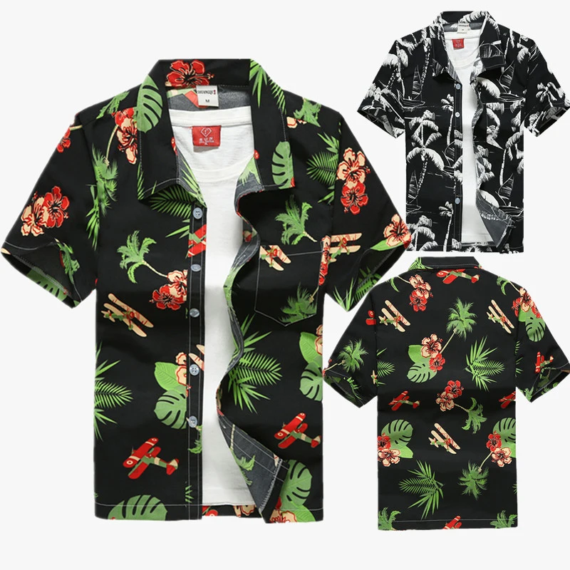 Summer Hawaiian Mens Short Sleeve Beach Shirts Casual Floral Printed Shirts Plus Size S-5XL Hawaiian Aloha Shirts Mens Clothing
Summer Hawaiian Mens Short Sleeve Beach Shirts Casual Floral Printed Shirts Plus Size S-5XL Hawaiian Aloha Shirts Mens Clothing