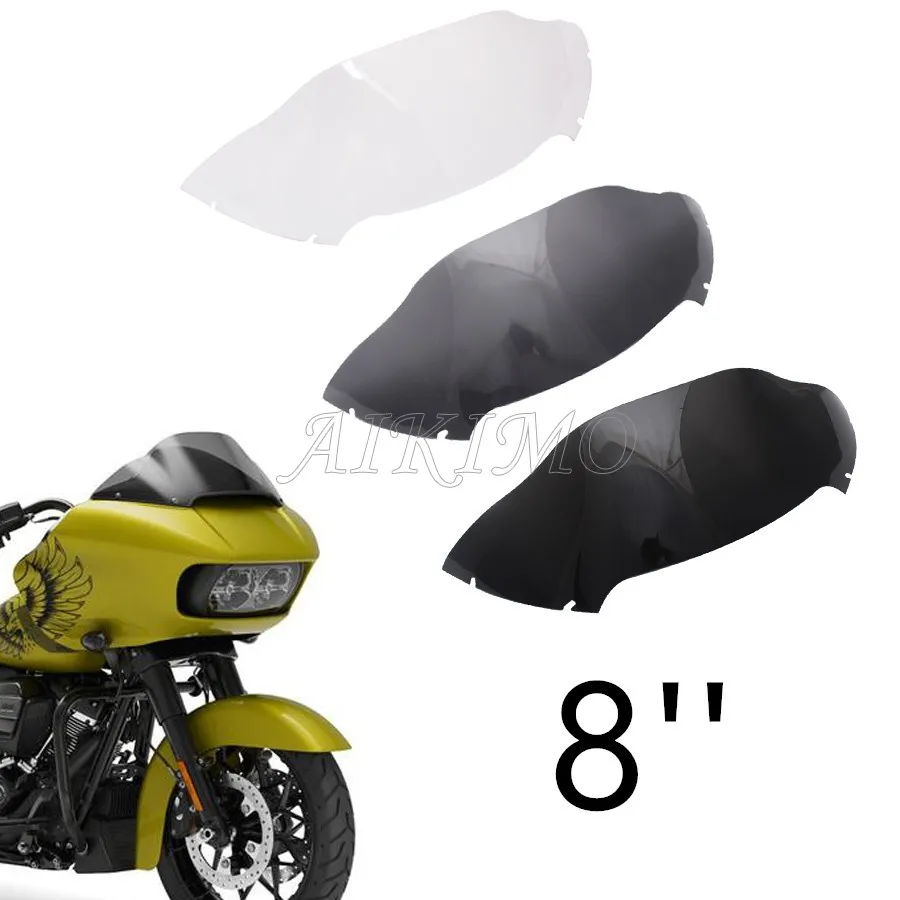 8" Wind Splitter Windshield Windscreen Front Glass for Harley Touring Road Glide Ultra FLTRU FLTRX 2015- 2020 2019 2018 2017
8" Wind Splitter Windshield Windscreen Front Glass for Harley Touring Road Glide Ultra FLTRU FLTRX 2015- 2020 2019 2018 2017
