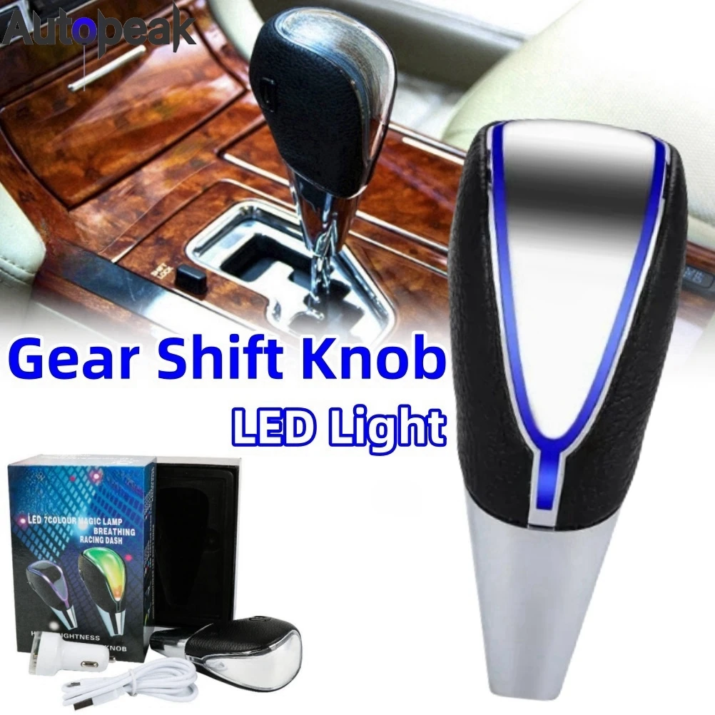 Universal Manual And Automatic Car Gear Shift Knob LED Light Multi Color Touch Activated Sensor Gear Shift Head Without Button
Universal Manual And Automatic Car Gear Shift Knob LED Light Multi Color Touch Activated Sensor Gear Shift Head Without Button