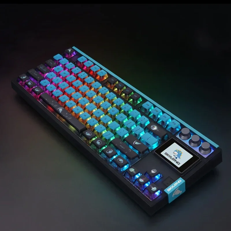 Skyloong Gk87pro 3 Mode 87 keys Mechanical Keyboard Wireless Bluetooth Rgb Backlit Gasket Hot Swap Office Keyboard For Pc Laptop
Skyloong Gk87pro 3 Mode 87 keys Mechanical Keyboard Wireless Bluetooth Rgb Backlit Gasket Hot Swap Office Keyboard For Pc Laptop