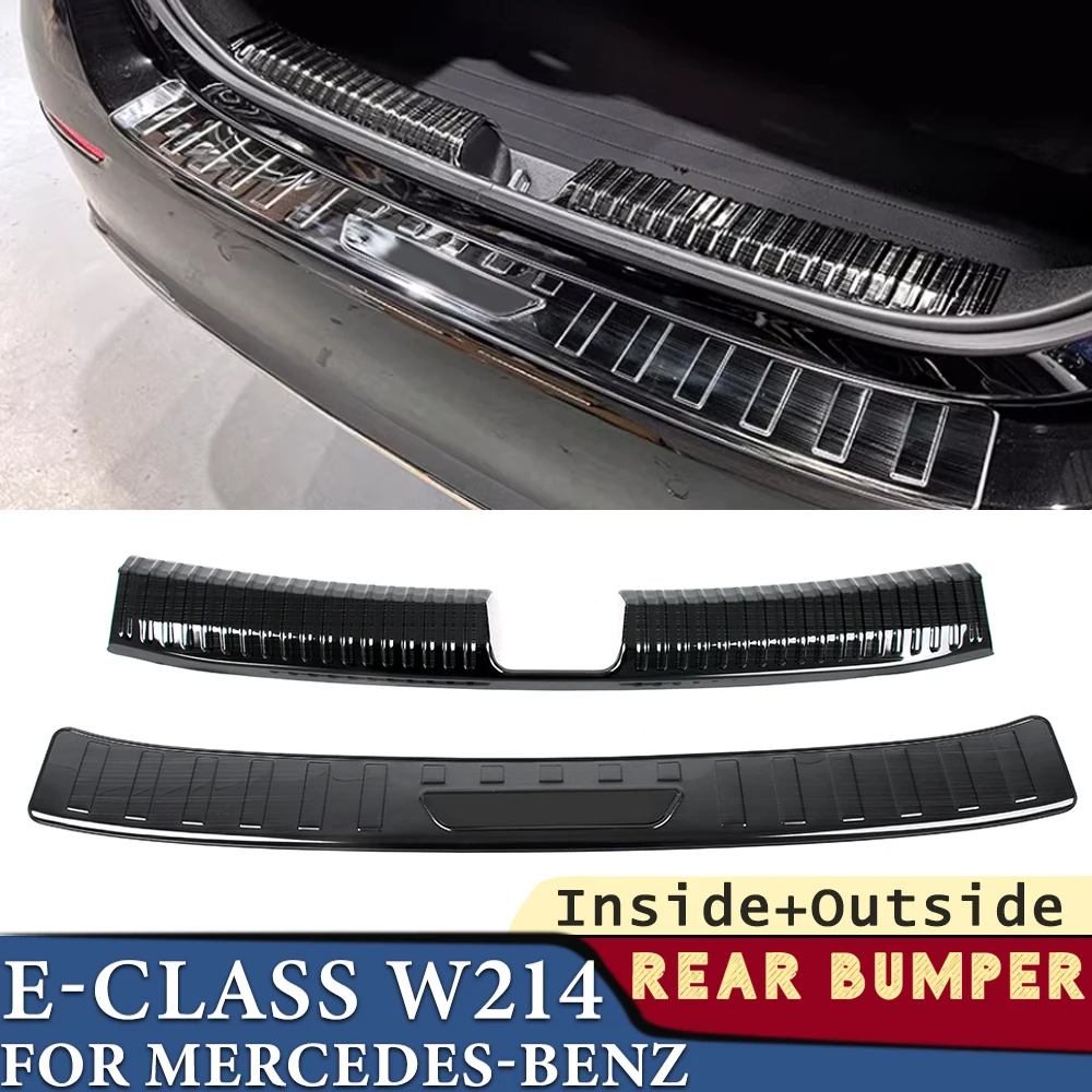 Trunk Bumper for Mercedes-Benz E-Class Sport W214 2024 Car Accessories Stainless Rear Fender Protector Cover Sticker Decoration
Trunk Bumper for Mercedes-Benz E-Class Sport W214 2024 Car Accessories Stainless Rear Fender Protector Cover Sticker Decoration