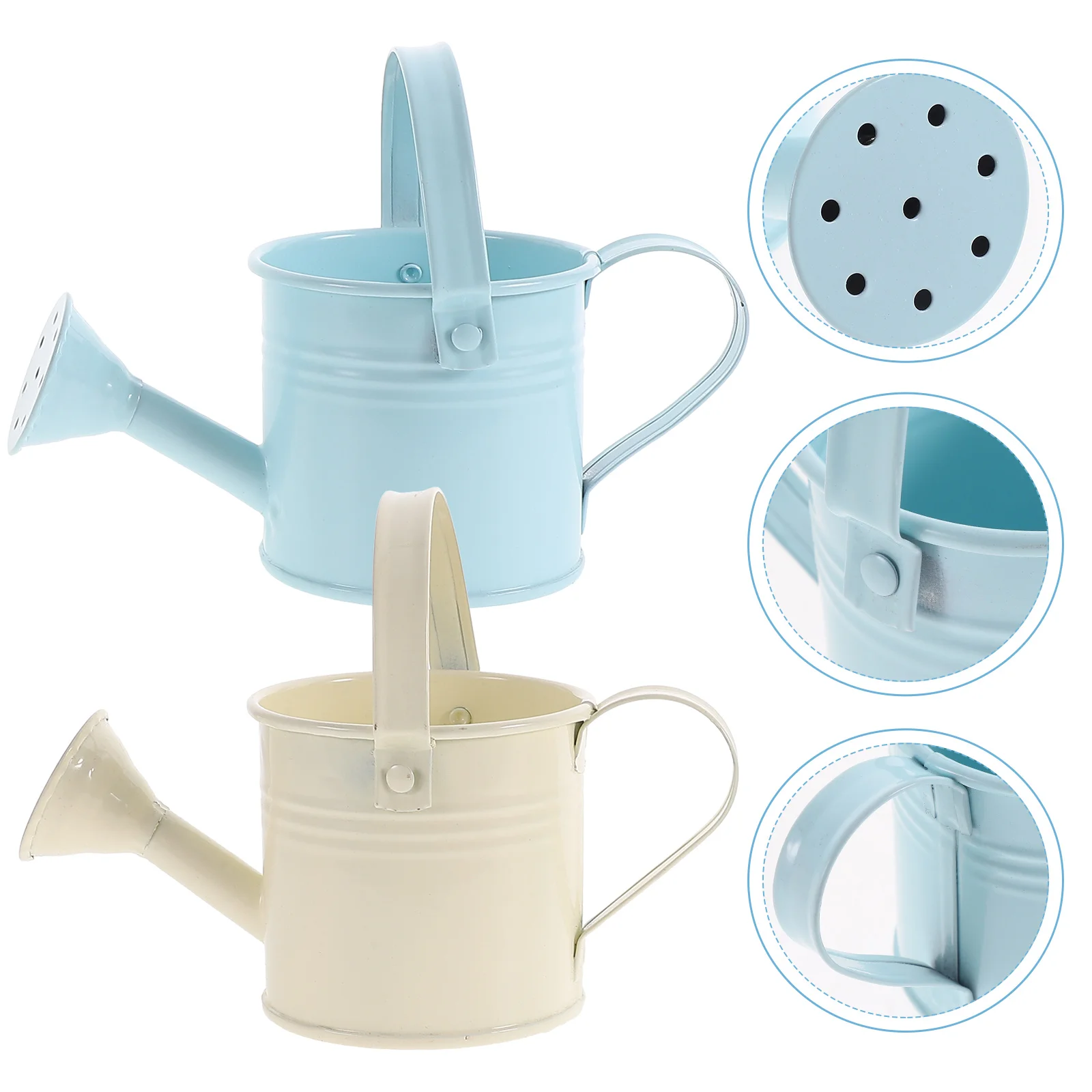 2pcs Durable Sprinkling Kettle Modern Small Water Cans Long Spout Watering Tin Simple Watering Pot Portable Can for Outdoor
2pcs Durable Sprinkling Kettle Modern Small Water Cans Long Spout Watering Tin Simple Watering Pot Portable Can for Outdoor