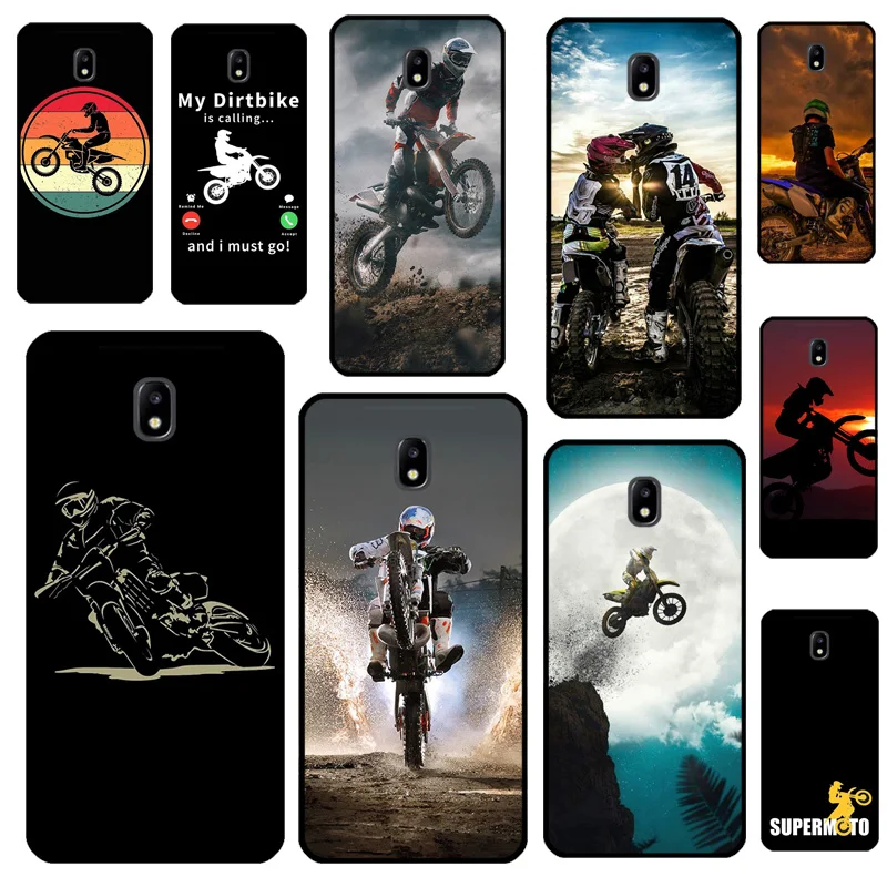 

Motocross Motorcycle Dirt Bikes Phone Case For Samsung Galaxy J7 J5 J3 2017 J1 2016 A6 A8 A7 A9 J6 J4 Plus J8 2018 Cover