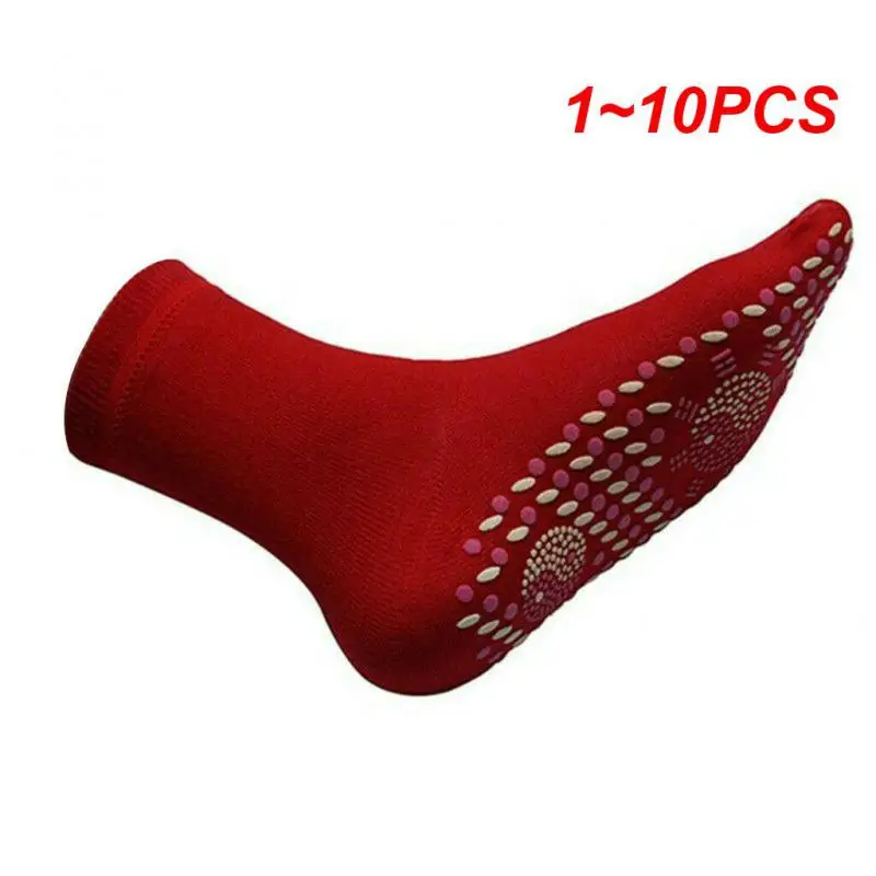 

1~10PCS New Self-Heating Health Care Socks Tourmaline Therapy Comfortable And Breathable Massager Winter Warm Foot Care Socks