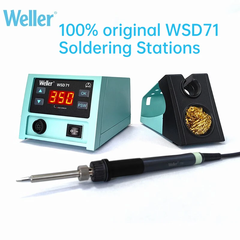 

Weller WSD71 Soldering Station 100% Original 220V 70W Lead-free Professional Soldering Iron Welding Tool for PCB IC Repair