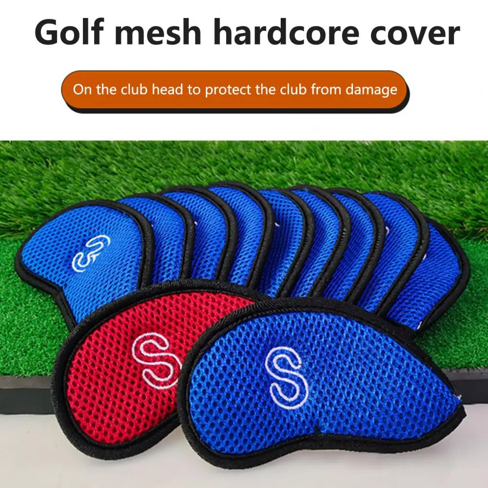 10Pcs Golf Club Protectors Non-Slip Dustproof Breathable Nylon Mesh Number Printed Golf Club Head Protective Covers Golf Supplie
10Pcs Golf Club Protectors Non-Slip Dustproof Breathable Nylon Mesh Number Printed Golf Club Head Protective Covers Golf Supplie