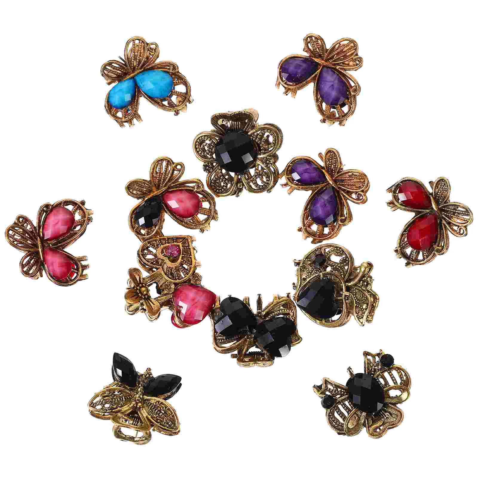 12 Pcs Alloy Diamond Grip Women Hair Claw Clamp Small Jaw Clip Clips Barrette Mini Headgear
12 Pcs Alloy Diamond Grip Women Hair Claw Clamp Small Jaw Clip Clips Barrette Mini Headgear