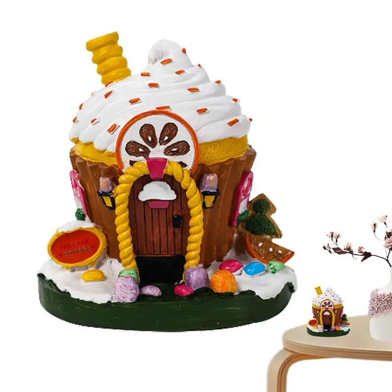 Christmas LED Ice Cream House Resin Lighted Village Collectable Figurine Decorative LED Light Up Rustic House For Table Top
Christmas LED Ice Cream House Resin Lighted Village Collectable Figurine Decorative LED Light Up Rustic House For Table Top