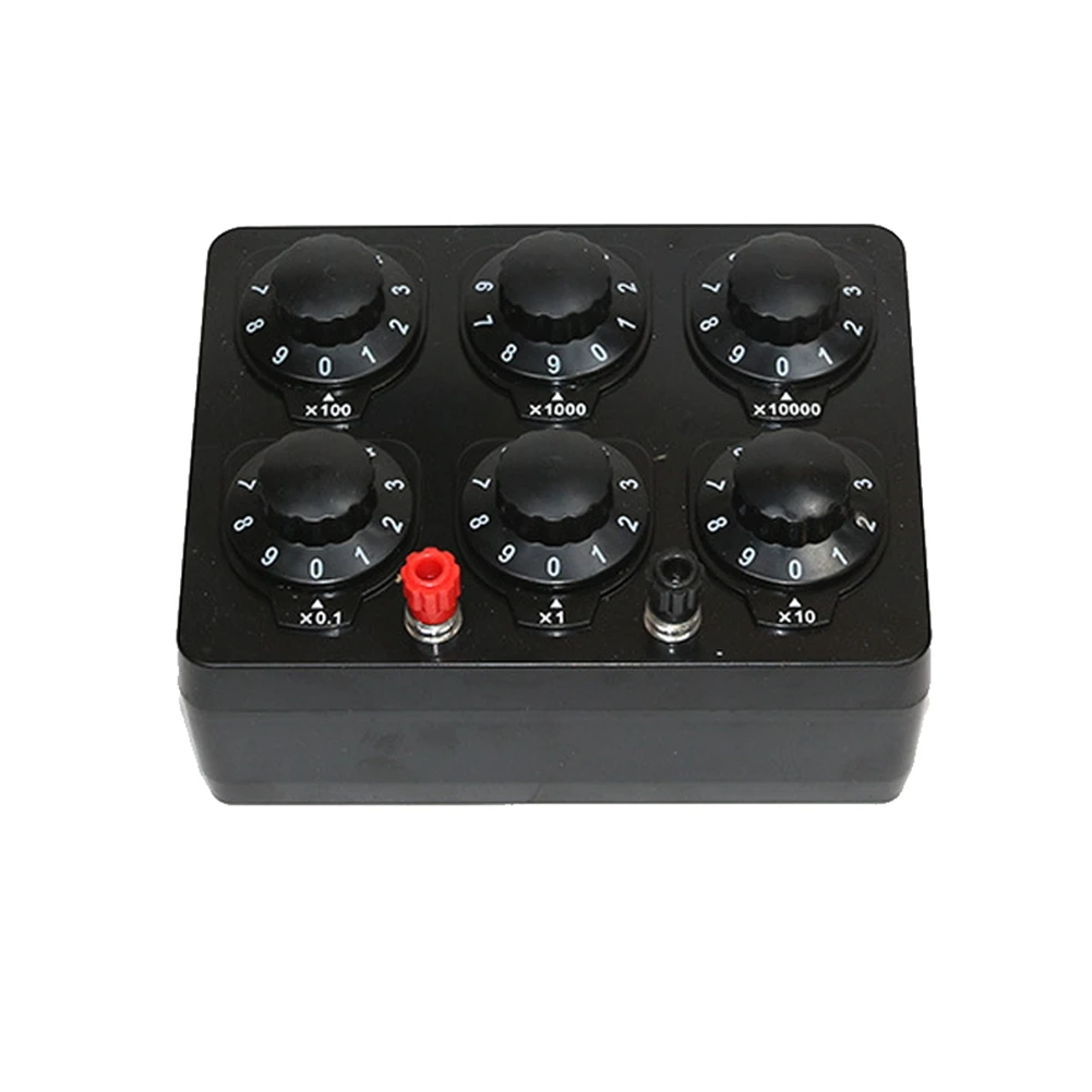 0-99999.9 Ohm Simple Resistance Box Precision Variable Decade Resistor Teaching Instrument Teaching Resistance Box
0-99999.9 Ohm Simple Resistance Box Precision Variable Decade Resistor Teaching Instrument Teaching Resistance Box