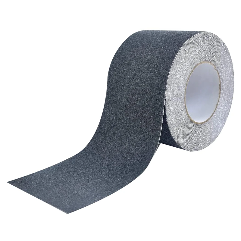 Black Anti Traction Tape PVC Tape With Roller 10Cmx15m Non Grip Tape For Stairs Outdoor/Indoor, Waterproof Anti Skid Grit Roll
Black Anti Traction Tape PVC Tape With Roller 10Cmx15m Non Grip Tape For Stairs Outdoor/Indoor, Waterproof Anti Skid Grit Roll