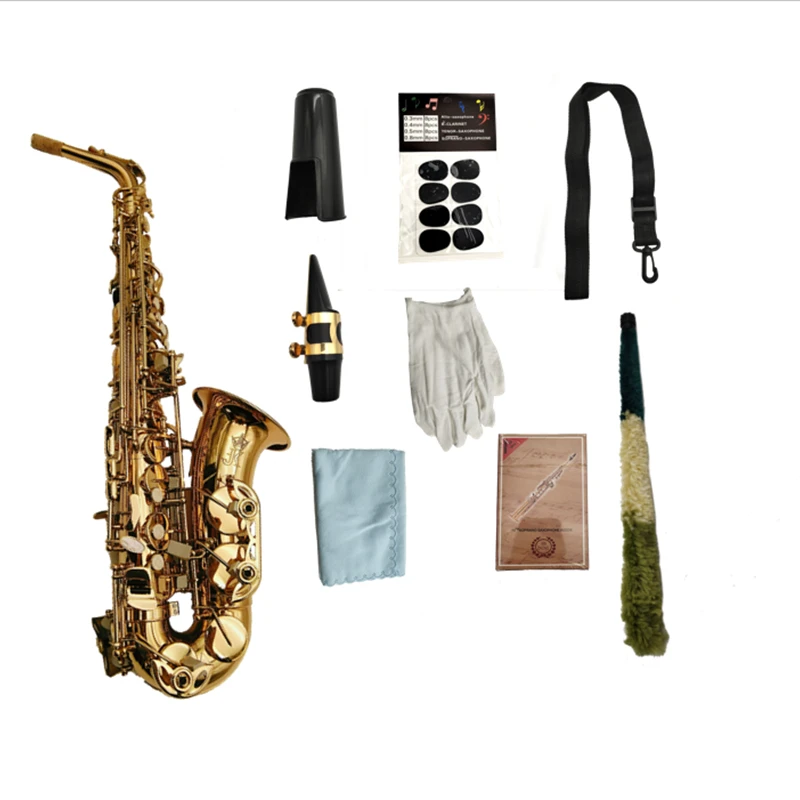 Высококачественный латунный золотистый лаковый альт-саксофон JK Keilwerth ST110 Eb Flat Sax Музыкальные инструменты Бесплатная доставка с мундштуком
Высококачественный латунный золотистый лаковый альт-саксофон JK Keilwerth ST110 Eb Flat Sax Музыкальные инструменты Бесплатная доставка с мундштуком