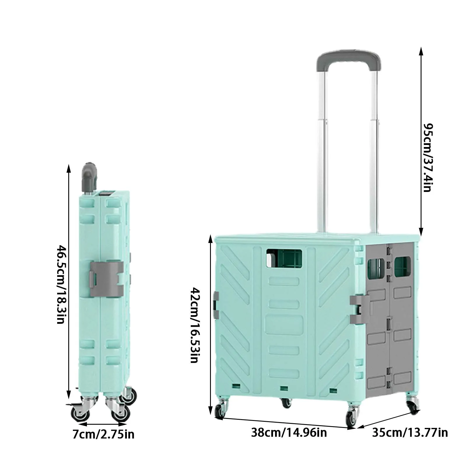 Folding Handcart Utility Cart Wheeled Shopping Cart Large Capacity Grocery Shopping Portable Multifunctional Car Trolley
Folding Handcart Utility Cart Wheeled Shopping Cart Large Capacity Grocery Shopping Portable Multifunctional Car Trolley