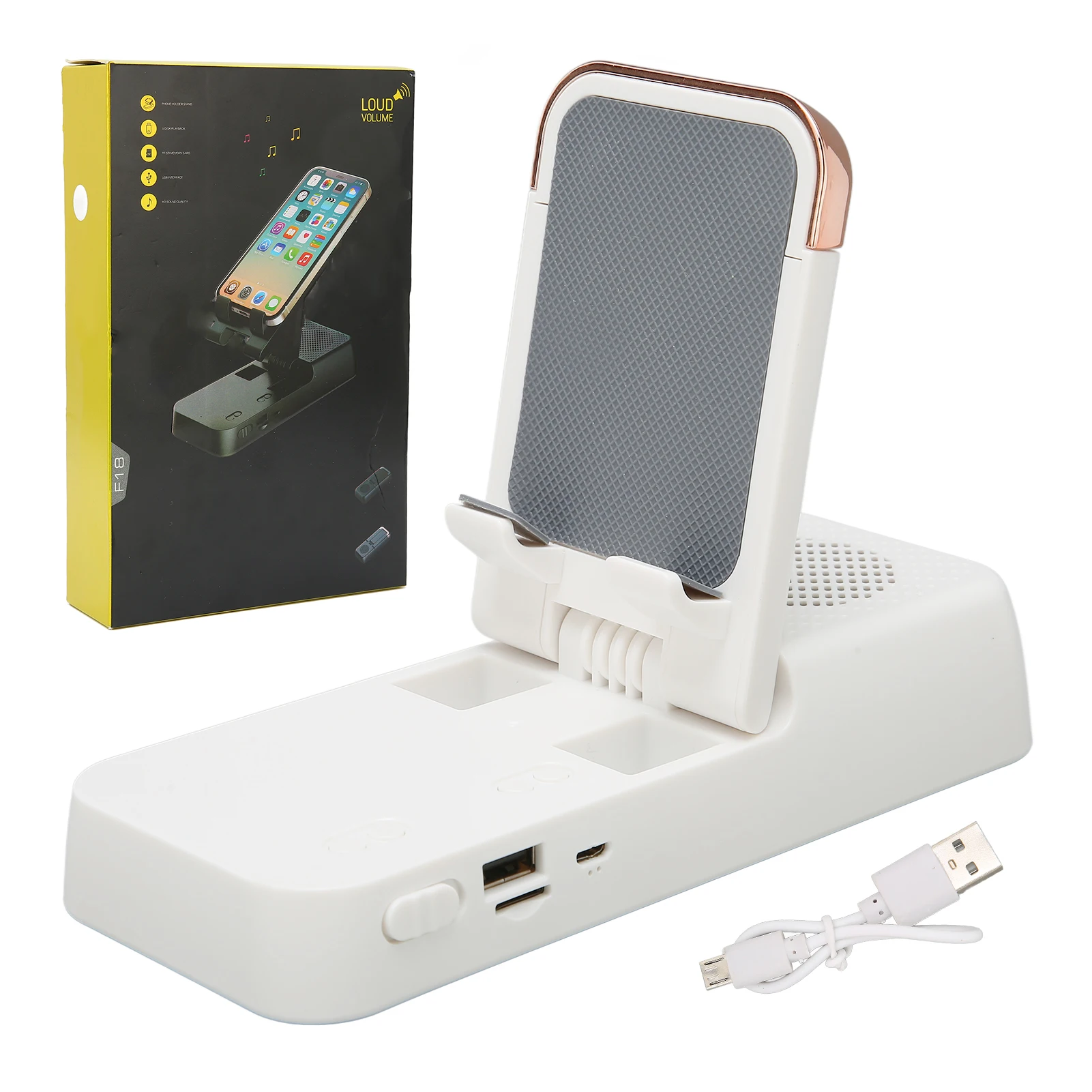 Foldable Tablet Mobile Phone Holder 5.0 Speaker Adjustable Desktop Bracket Smartphone Stand With Microphone
Foldable Tablet Mobile Phone Holder 5.0 Speaker Adjustable Desktop Bracket Smartphone Stand With Microphone