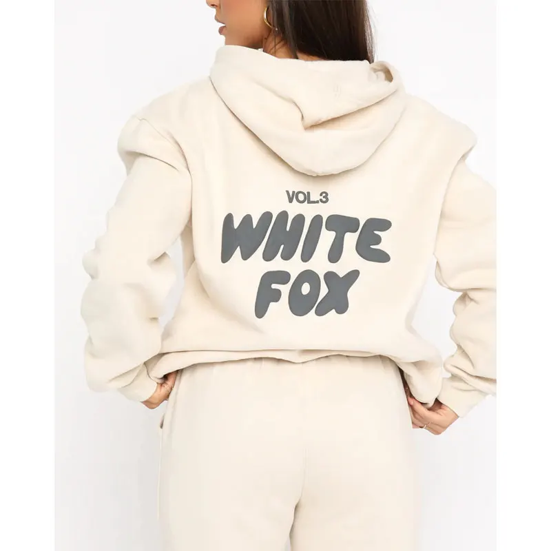 Women's hoodies sets 2024 Spring Fleeced Letters Printing Loose Hooded Two Piece Sweatpants Jogger Pants Set Sweatsuit Tracksuit
Women's hoodies sets 2024 Spring Fleeced Letters Printing Loose Hooded Two Piece Sweatpants Jogger Pants Set Sweatsuit Tracksuit