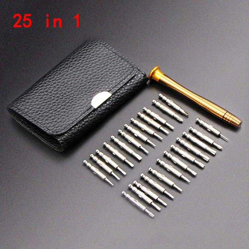 25 In 1 Multifunctional Screwdriver Setmagnetic Mini Leather Case Glasses Apple Mobile Phone Repair Hand Tools
25 In 1 Multifunctional Screwdriver Setmagnetic Mini Leather Case Glasses Apple Mobile Phone Repair Hand Tools