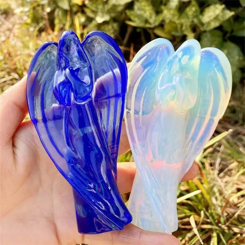 High Quality Crystal Quartz Opalite Angel Healing Crystal Carving Room Decoration Fashion Office Desktop Furniture Gift 1PCS
High Quality Crystal Quartz Opalite Angel Healing Crystal Carving Room Decoration Fashion Office Desktop Furniture Gift 1PCS