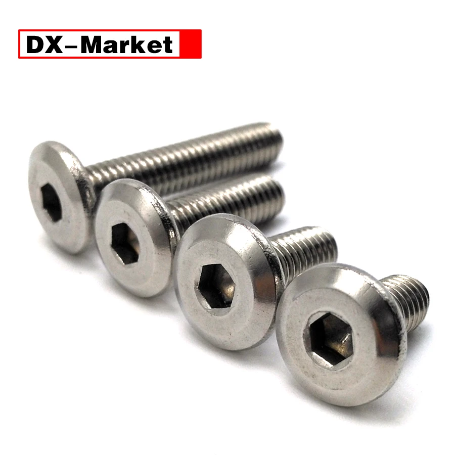 

【DX-Market】M6 Hexagon Socket Flat Screws,304 Stainless Steel Furniture Fastener Manufacturer ,A013