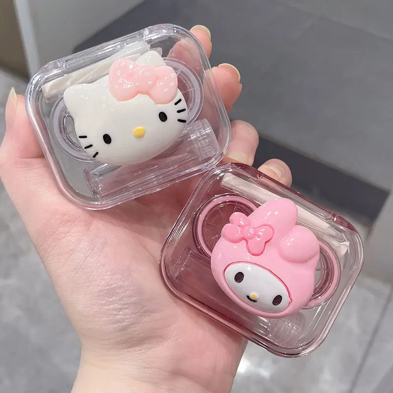 Kawaii Sanrio Hello Kitty My Melody Contact Lens Storage Box Cartoon Kuromi Cinnamoroll Transparent Leak-Proof Contact Lens Case
Kawaii Sanrio Hello Kitty My Melody Contact Lens Storage Box Cartoon Kuromi Cinnamoroll Transparent Leak-Proof Contact Lens Case