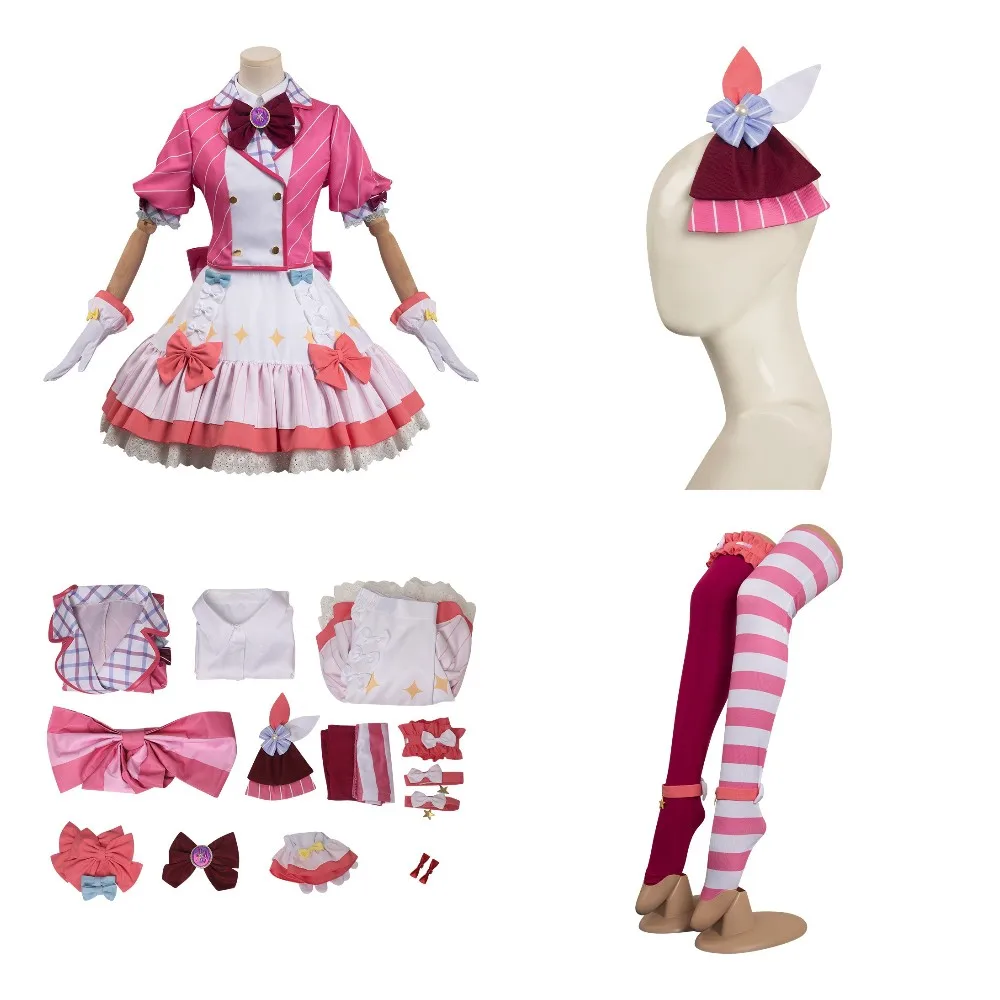 Oshi No Ko Hoshino Rubii Cosplay Costume Singing Performance Coat Dress Skirt Outfits Girls Women Halloween Carnival Party Suit
Oshi No Ko Hoshino Rubii Cosplay Costume Singing Performance Coat Dress Skirt Outfits Girls Women Halloween Carnival Party Suit
