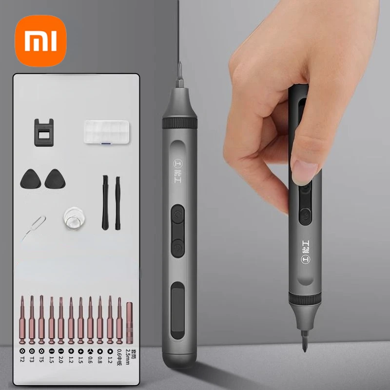 Набор прецизионных электрических отверток Xiaomi, бесшумная и прочная Беспроводная отвертка Type-C для быстрой зарядки, бытовой электроинструмент для ремонта
Набор прецизионных электрических отверток Xiaomi, бесшумная и прочная Беспроводная отвертка Type-C для быстрой зарядки, бытовой электроинструмент для ремонта