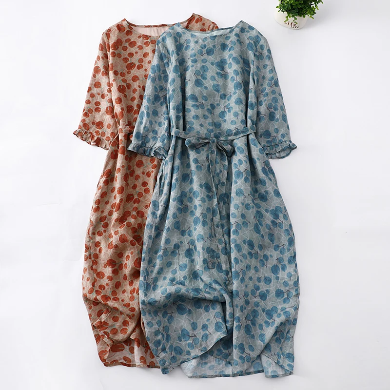Fragmented Flower Cotton Linen Dress Women's Mid length 2024 Spring Summer New Korean Fashion Loose and Slim Straight Dress F376
Fragmented Flower Cotton Linen Dress Women's Mid length 2024 Spring Summer New Korean Fashion Loose and Slim Straight Dress F376