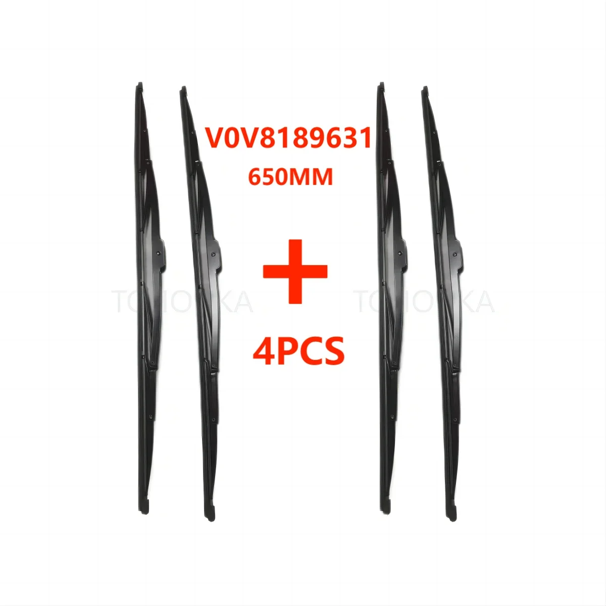 

4 PCS In 650mm Suitable for Volvo DAF IVECO Truck Wiper Slices OEM 8189631 8143709 84035947 20537740 20826591 1517868 42324389