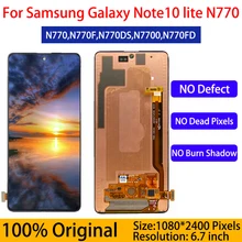 Écran tactile Lcd, pour Samsung Galaxy Note 10 lite N770F/DS N770F/DSM, 100% Original=