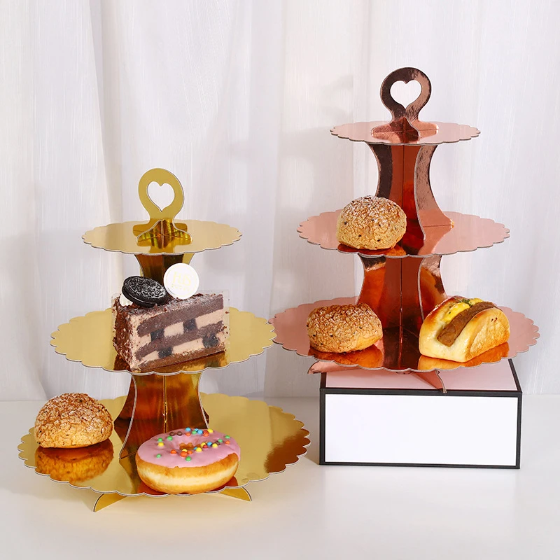 Three-Tiered Lace Paper Cake Stand Birthday Party Supplies Dessert Table Cake Decoration Color Cupcake Plate Stand
Three-Tiered Lace Paper Cake Stand Birthday Party Supplies Dessert Table Cake Decoration Color Cupcake Plate Stand
