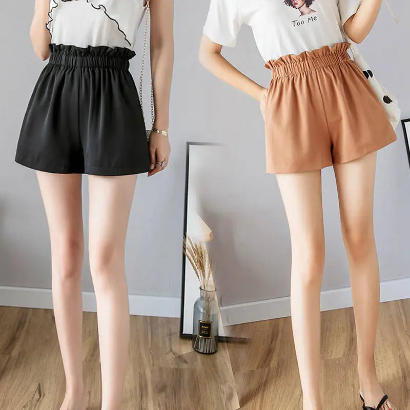 Wide-leg Shorts Women's Summer Large Size Flower Bud Pants High Waist Korean Version Loose Black Casual A Short Skirt Pants
Wide-leg Shorts Women's Summer Large Size Flower Bud Pants High Waist Korean Version Loose Black Casual A Short Skirt Pants