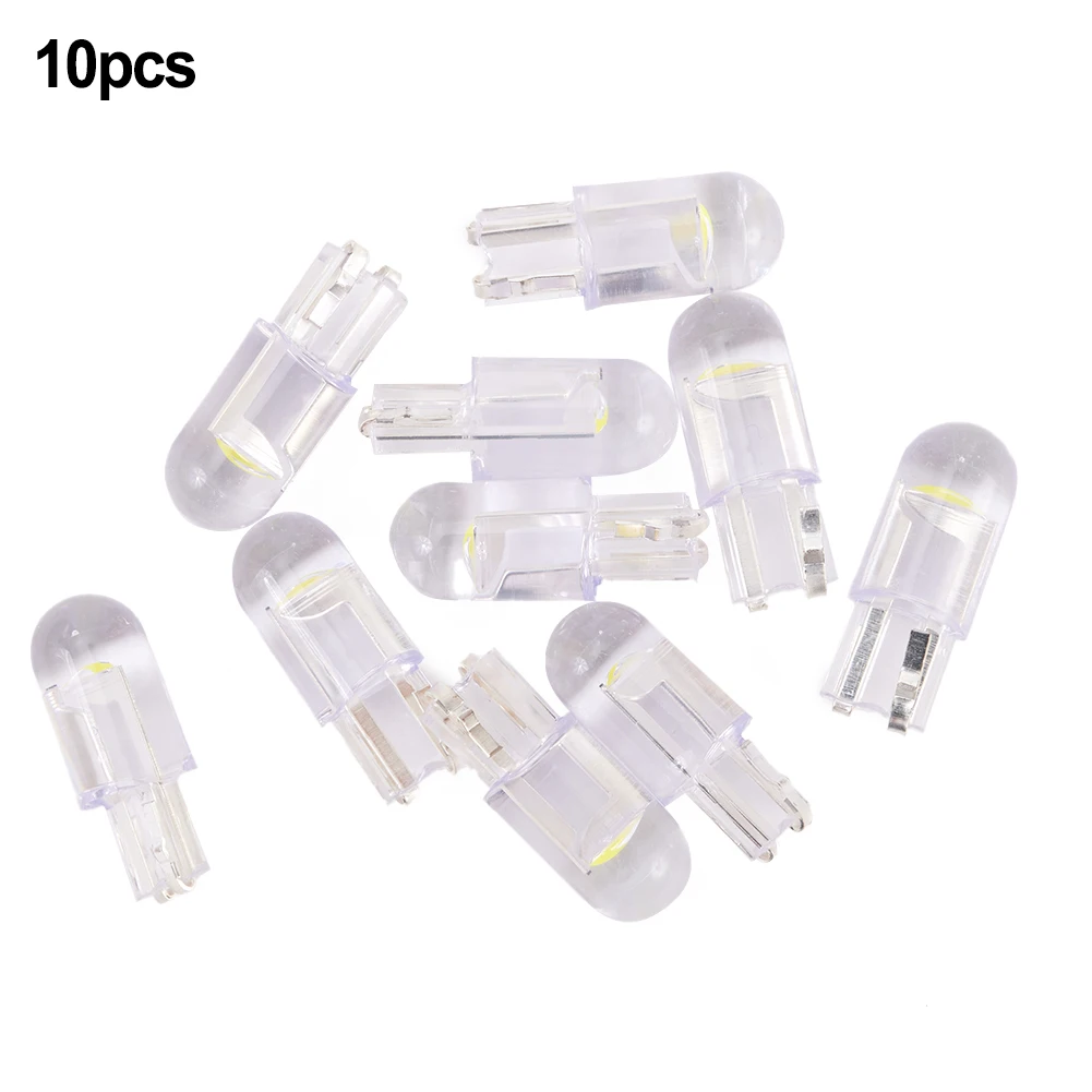 

10x W5w Led T10 501 Car Lights COB Side Light White Bulbs Automobiles License Plate Lamp Xenon Sidelight 12V Car Light Parts