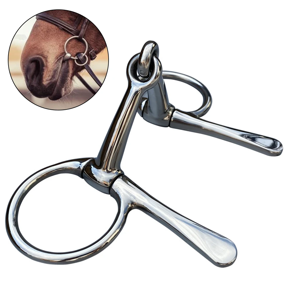 11.5cm Stainless Steel Horse Bit Full Cheek Snaffle Bit Mouth Horse Tack Accessery Parts For Horses With Sensitive Mouth Corners
11.5cm Stainless Steel Horse Bit Full Cheek Snaffle Bit Mouth Horse Tack Accessery Parts For Horses With Sensitive Mouth Corners