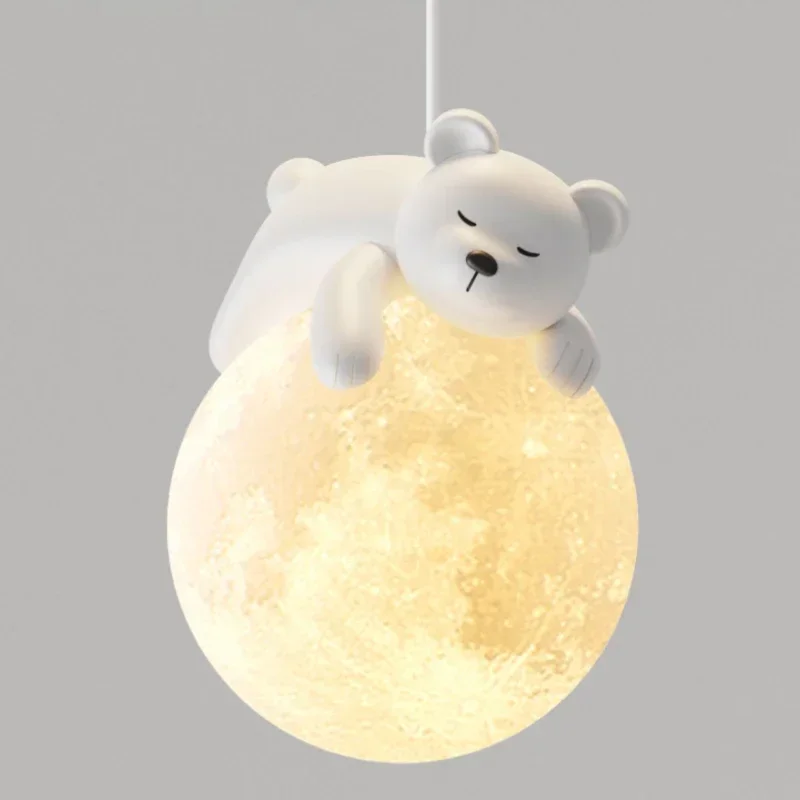 Modern Minimalist Little Bear LED Pendant Lights Bedroom Bedside Children's Room Chandelier Home Decoration Hanging Lamp Fixture
Modern Minimalist Little Bear LED Pendant Lights Bedroom Bedside Children's Room Chandelier Home Decoration Hanging Lamp Fixture