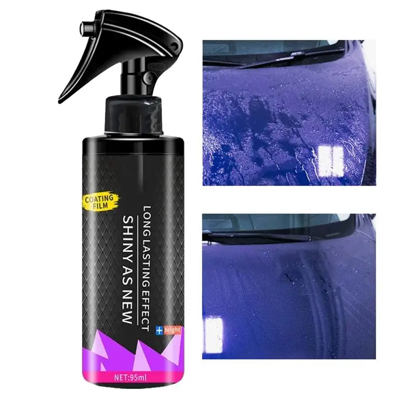 

Quick Car Coating Spray 95ml Fast-Acting Coating Mist Automotive Coating Renewal Agent High Gloss Paint Sealant Detail