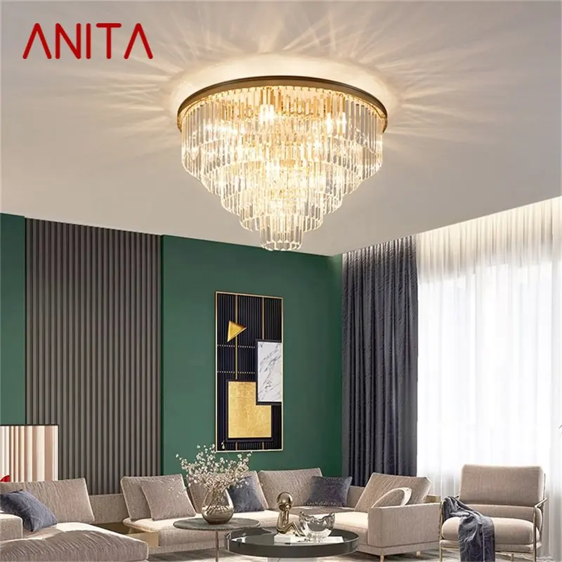 ANITA Ceiling Lights Gold Postmodern Luxury Lamps Fixtures LED Home For Living Dinning Room
ANITA Ceiling Lights Gold Postmodern Luxury Lamps Fixtures LED Home For Living Dinning Room