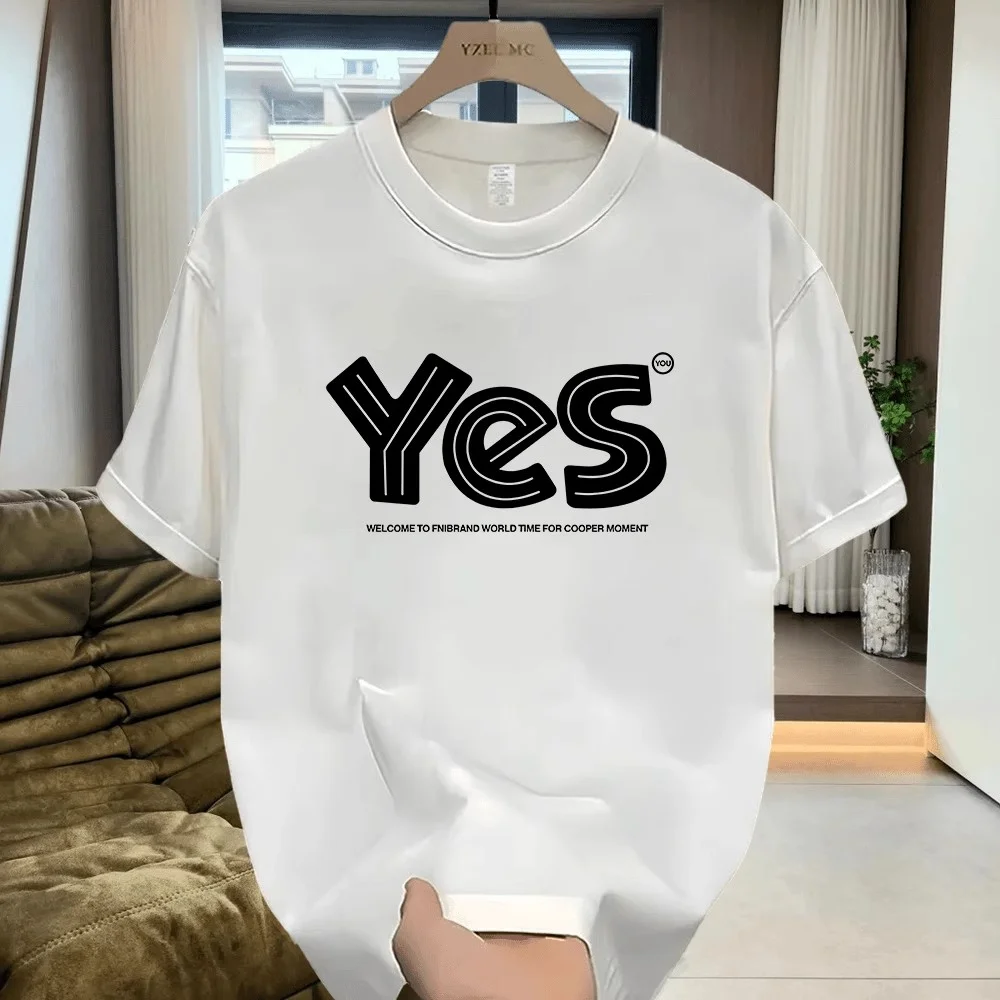 S-4XL Мужская футболка с графическим рисунком, Модная хлопковая спортивная рубашка, летний топ с принтом да, мужская одежда в стиле Харадзюку, футболки 2024
S-4XL Мужская футболка с графическим рисунком, Модная хлопковая спортивная рубашка, летний топ с принтом да, мужская одежда в стиле Харадзюку, футболки 2024