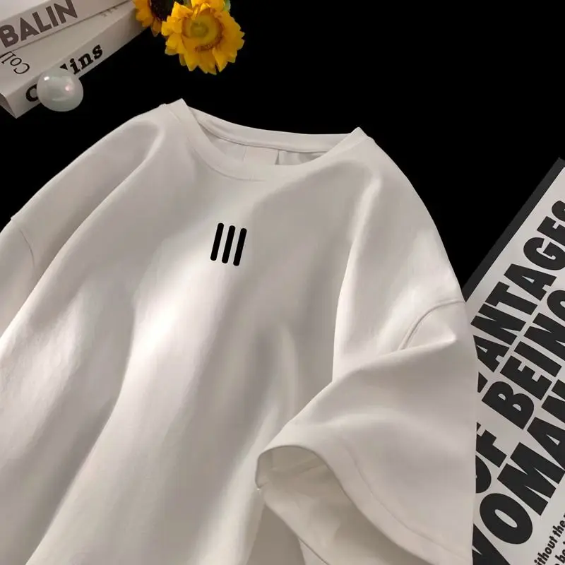 Short-sleeved t shirt men summer American retro heavyweight half sleeved clothes ins trendy large size loose T shirt camisas
Short-sleeved t shirt men summer American retro heavyweight half sleeved clothes ins trendy large size loose T shirt camisas