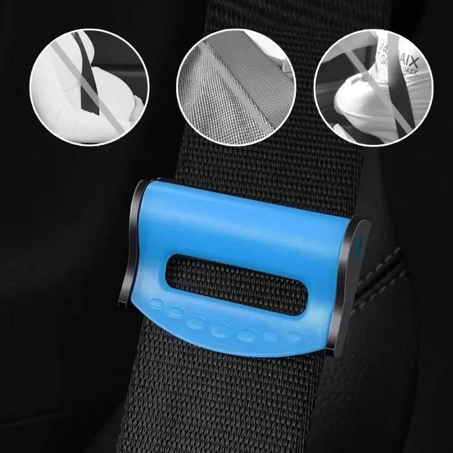 

2Pcs Car Noctilucent SeatBelt Stopper Adjuster Retainer Clips Seat Belt Fixing Buckles Clip Adjustable Auto Interior Accessories