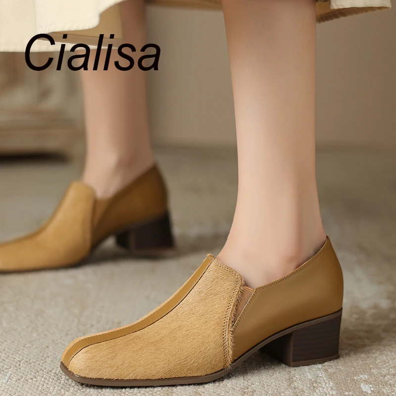 Cialisa 2023 Autumn High Quality Shoes For Women Fashion Designer Square Toe Pumps Daily Handmade Comfortable Mid Heels Footwear
Cialisa 2023 Autumn High Quality Shoes For Women Fashion Designer Square Toe Pumps Daily Handmade Comfortable Mid Heels Footwear
