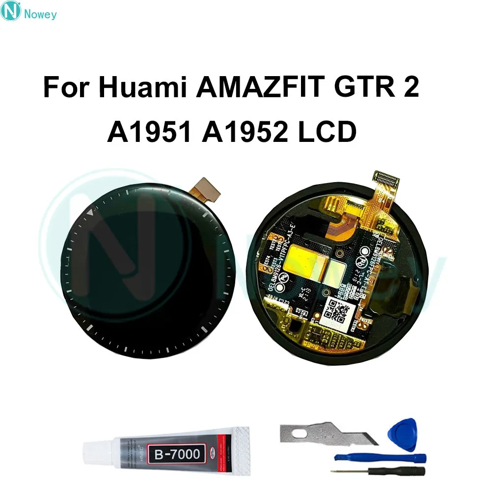 

LCD Display Touch Screen Digitizer Assembly, Original AMOLED for Huami Amazfit GTR 2, A1950, A1952, A1952