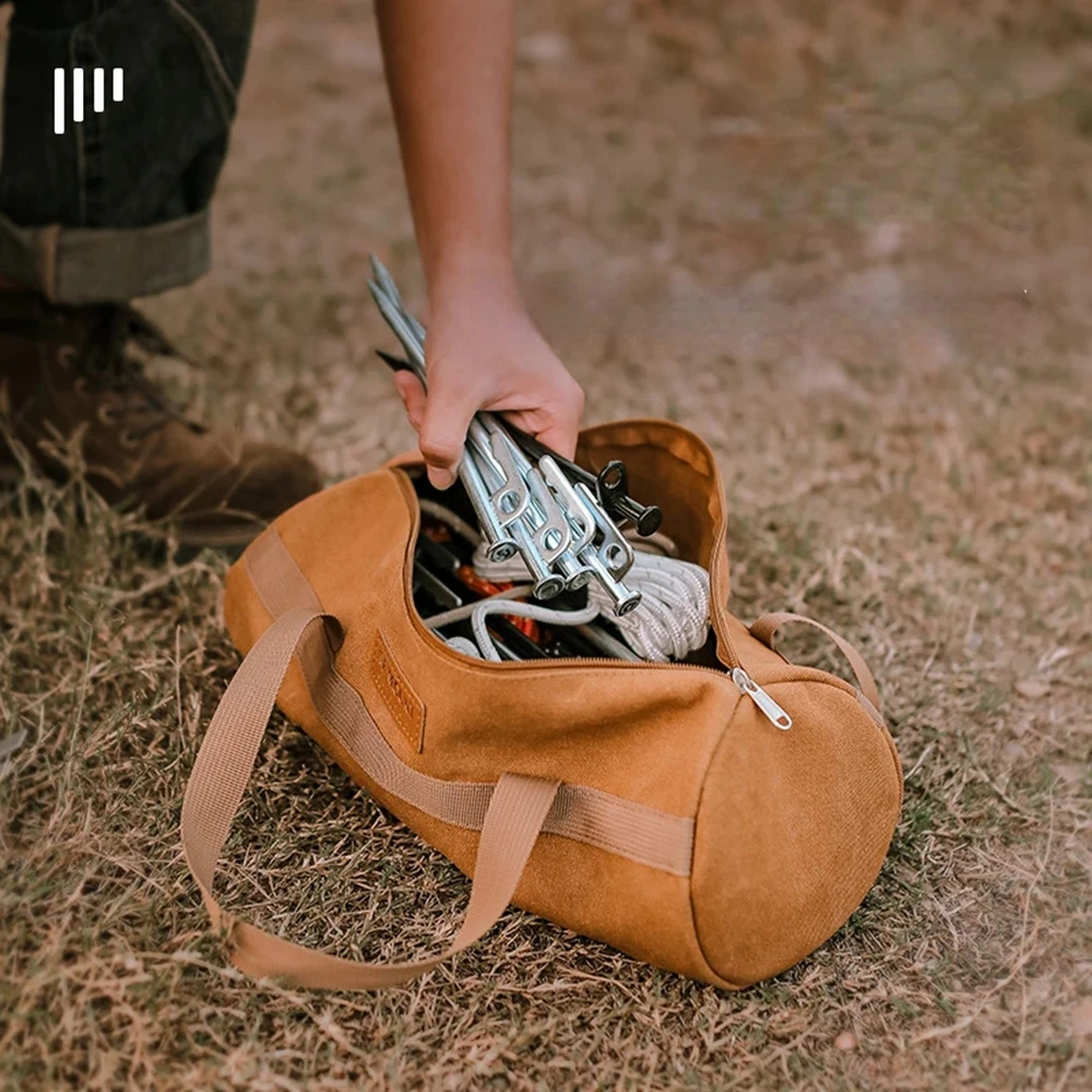 

Outdoor Tent Peg Storage Bag Camping Tool Organizer Tactical Molle EDC Pouch Handbag Tools Pack Sundry Bag for Hiking Fishing