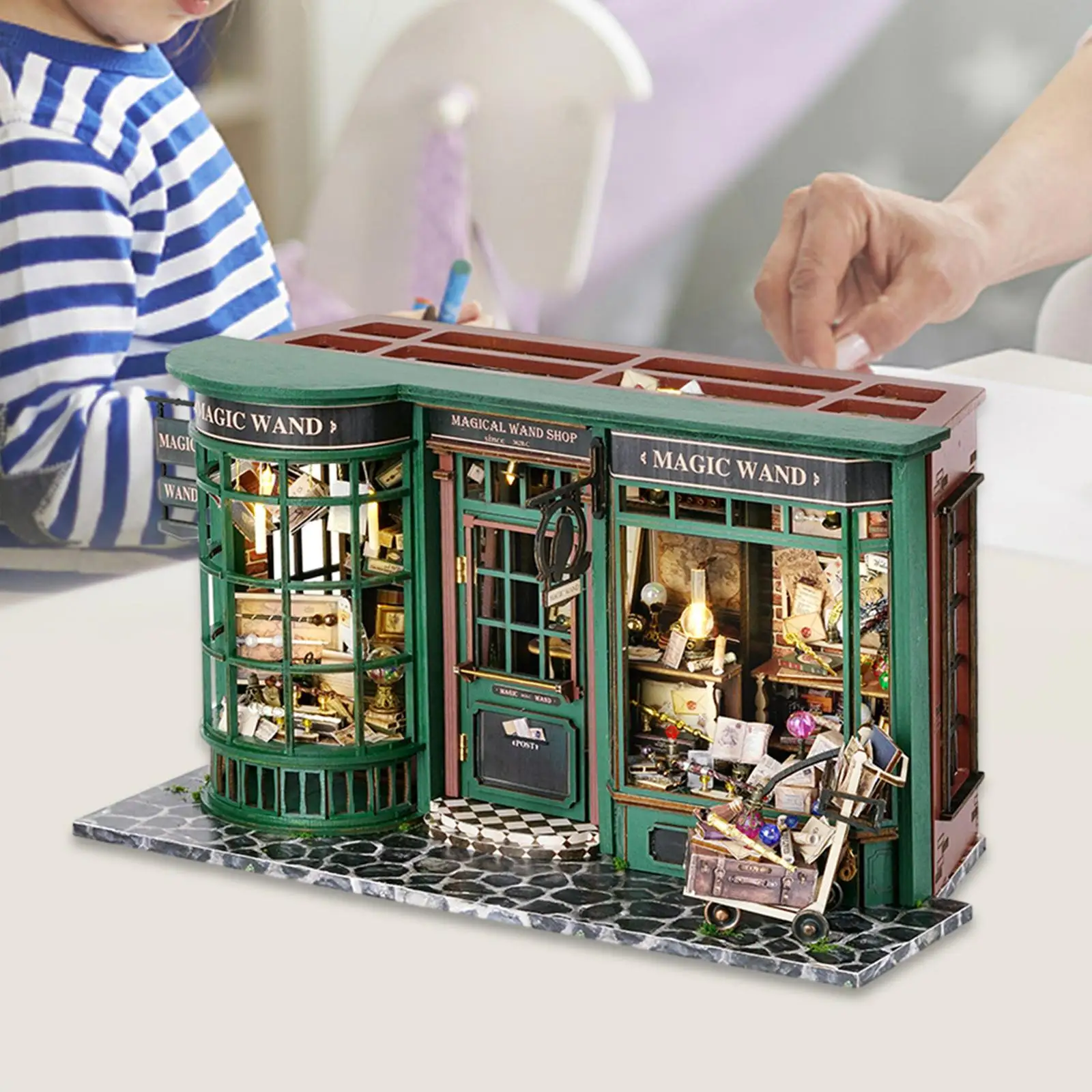 DIY Wooden Miniature Dollhouse European DIY Crafts Decoration Handmade Doll House with Funiture for Kids Adults Birthday Gift
DIY Wooden Miniature Dollhouse European DIY Crafts Decoration Handmade Doll House with Funiture for Kids Adults Birthday Gift