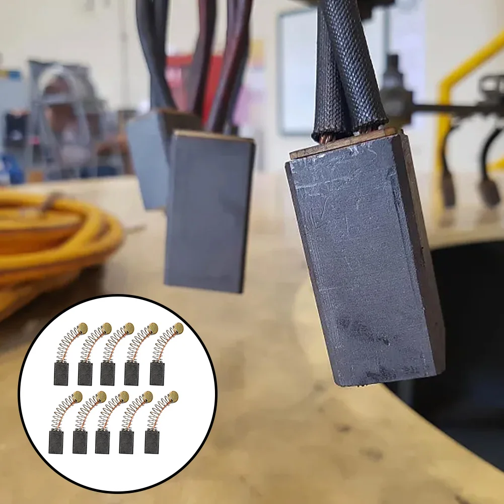 Motor Brushes Carbon Brushes Workshop 10pcs Carbon + Metal Durable Grinders Kit Motors Part For Electric Motors
Motor Brushes Carbon Brushes Workshop 10pcs Carbon + Metal Durable Grinders Kit Motors Part For Electric Motors