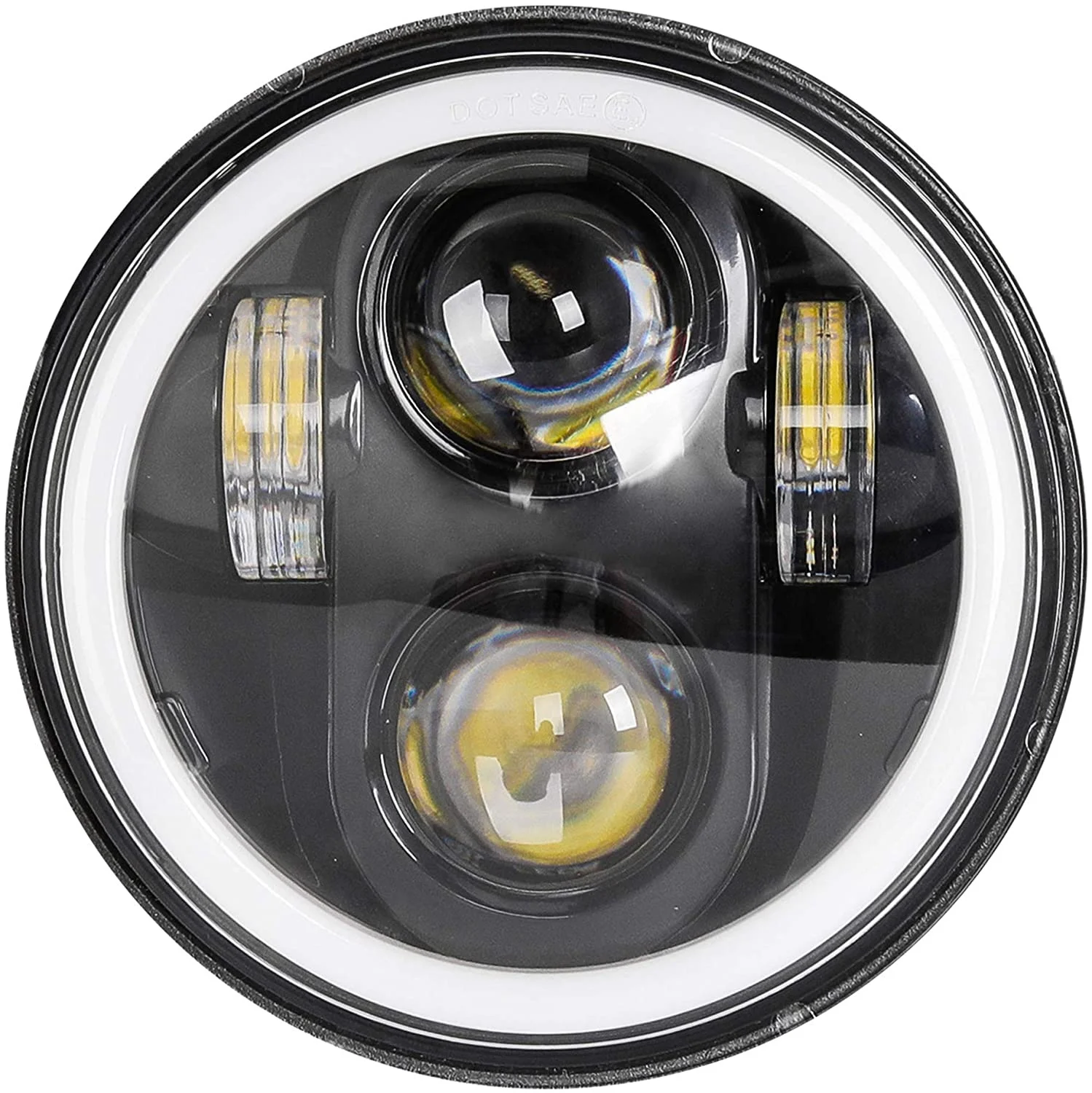 Working Light With Bracket 5.75" Harley Motorcycle Headlights with Angel Eyes For Jeep JK
Working Light With Bracket 5.75" Harley Motorcycle Headlights with Angel Eyes For Jeep JK