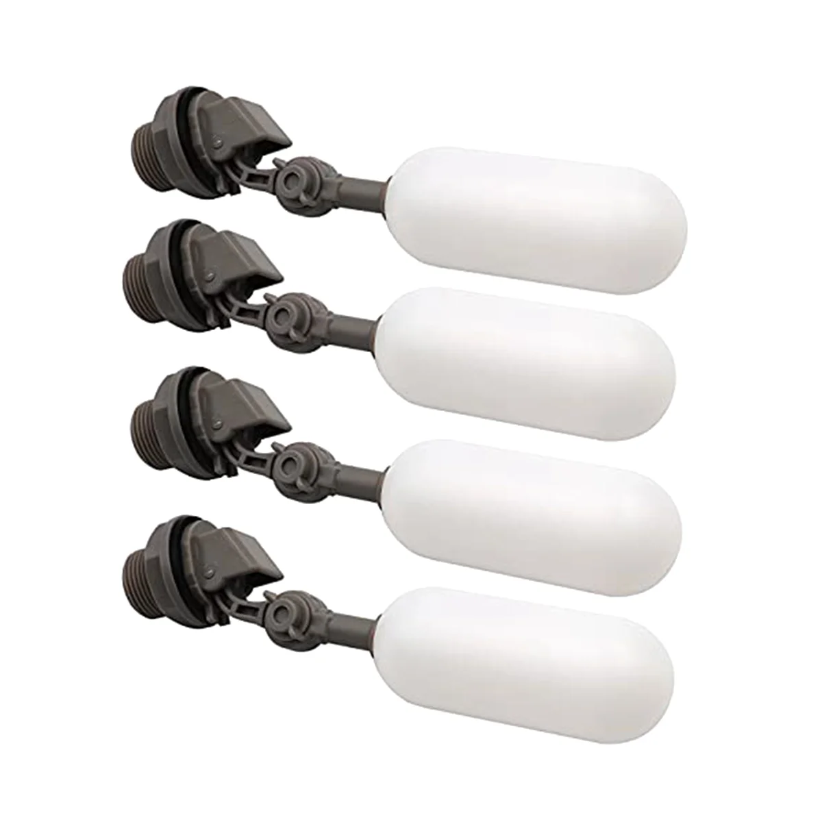 4 PACK 3/4Inch Water Float Valve with Adjustable Arm Plastic Water Filter Float Ball Valve for Water Tank Pool
4 PACK 3/4Inch Water Float Valve with Adjustable Arm Plastic Water Filter Float Ball Valve for Water Tank Pool