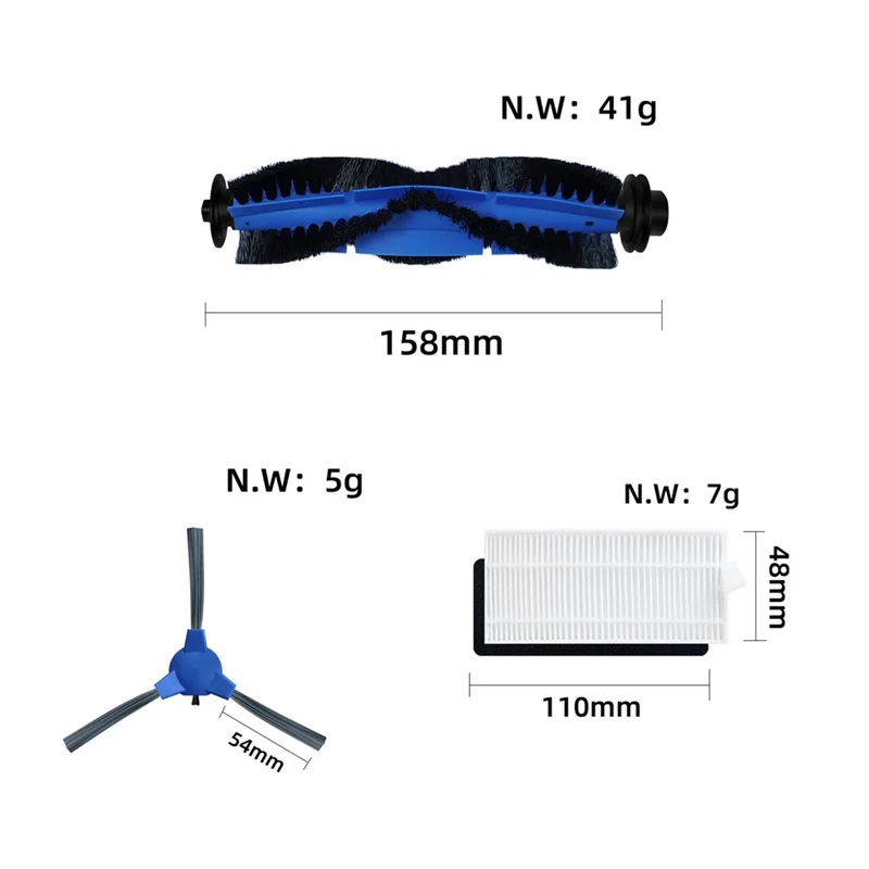 For Cecotec Conga 1090 1790 Titanium Ultra Robot Vacuum Replacement Spare Parts Accessories Main Side Brush Hepa Filter
For Cecotec Conga 1090 1790 Titanium Ultra Robot Vacuum Replacement Spare Parts Accessories Main Side Brush Hepa Filter