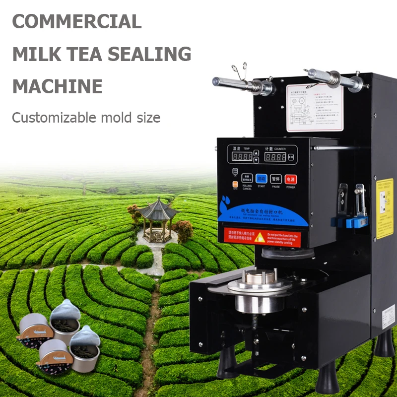 Automatic Intelligent Milk Tea Sealing Machine Commercial Plastic Cans Packaging Machine Sealer Custom Mold
Automatic Intelligent Milk Tea Sealing Machine Commercial Plastic Cans Packaging Machine Sealer Custom Mold